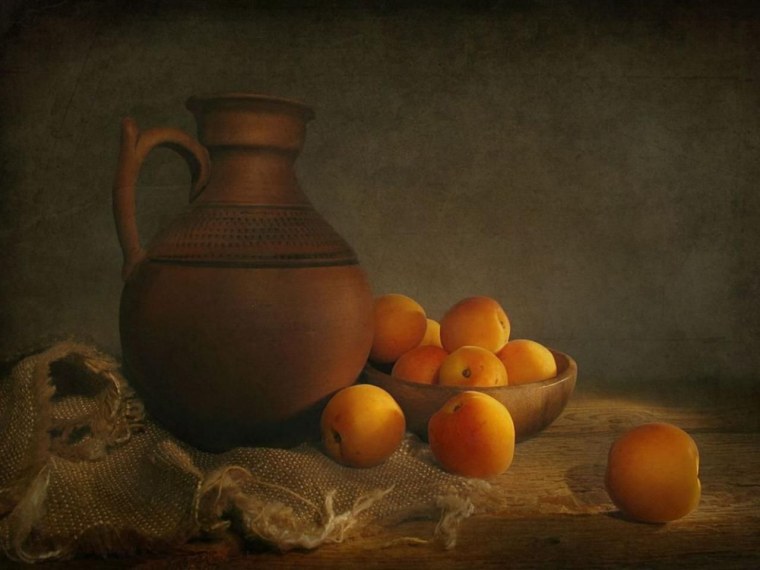 Ревякин Дмитрий натюрморт кувшин яблоки
