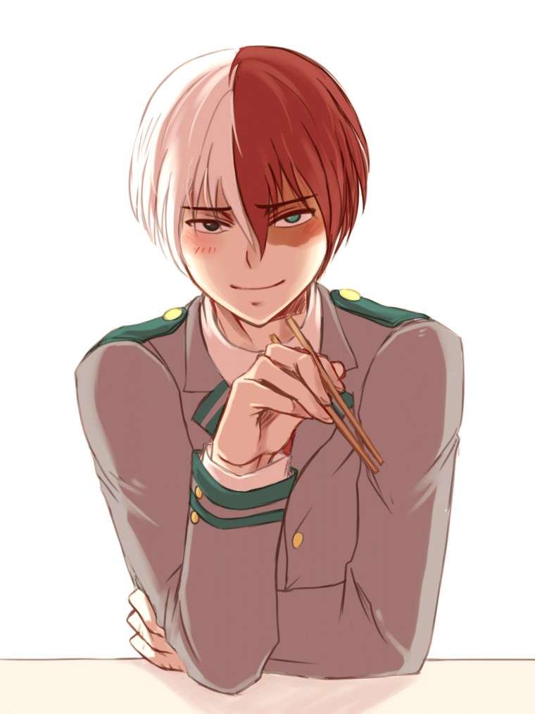 Тодороки шото с длинными волосами