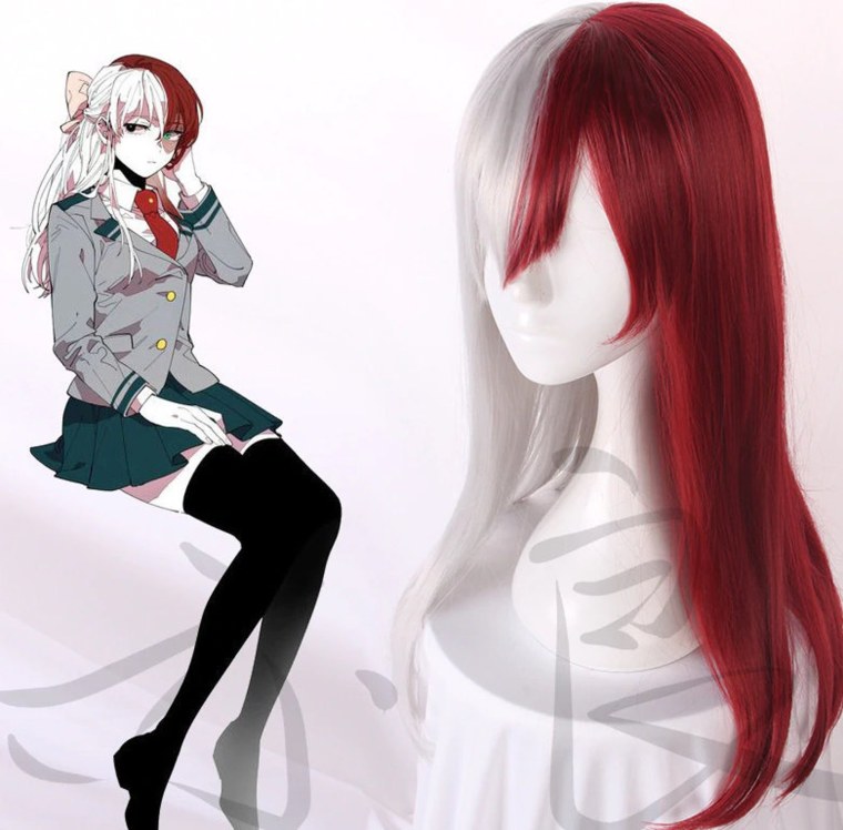 Шото Тодороки парик длинный