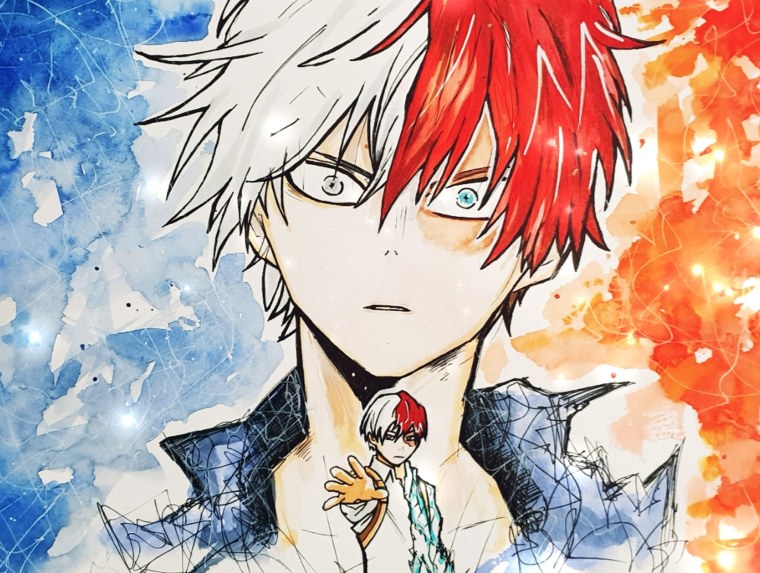 Моя геройская Академия Тодороки гендер Бендер