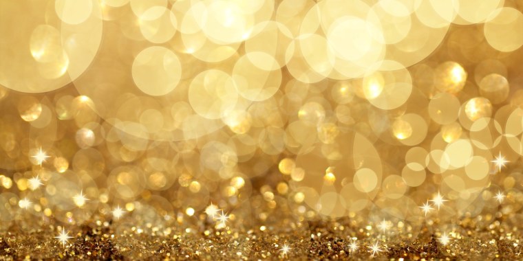 Желтые блестки