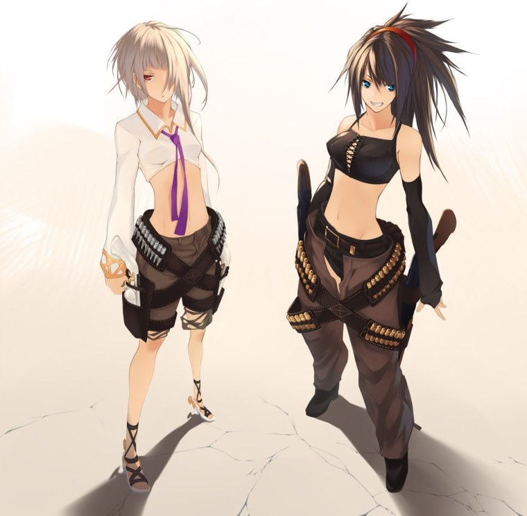 Аниме девушка пацанка