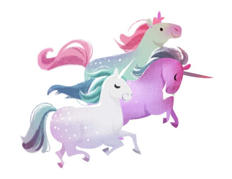 Единорог принт