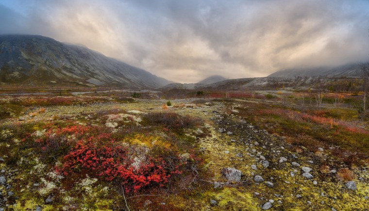 Кольский полуостров Хибины тундры