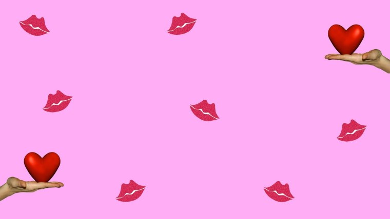 Фон поцелуйчики