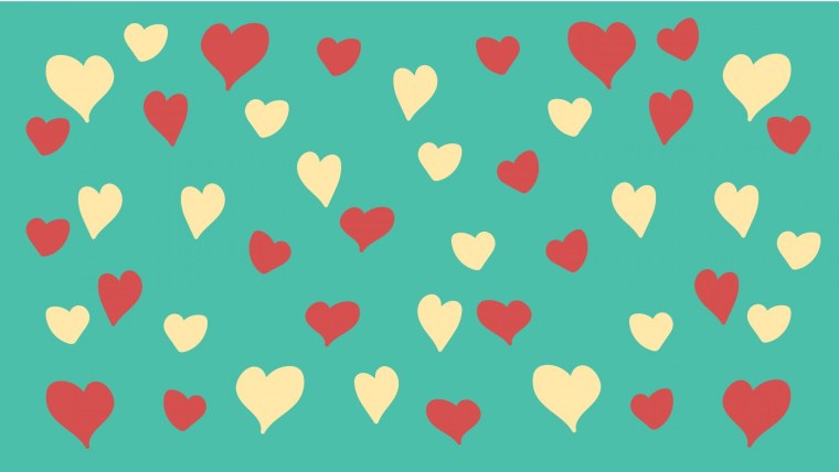 Фон мелкие сердечки