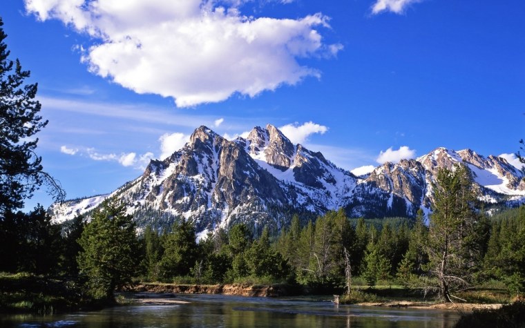 Красивая природа горы