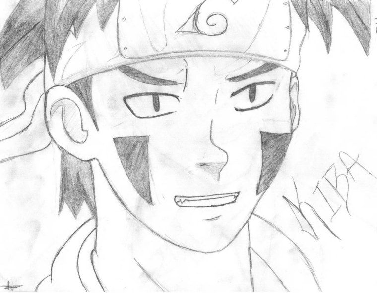 Нарисовать Наруто