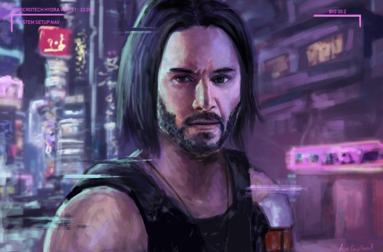 Киану Ривз Джонни Сильверхенд