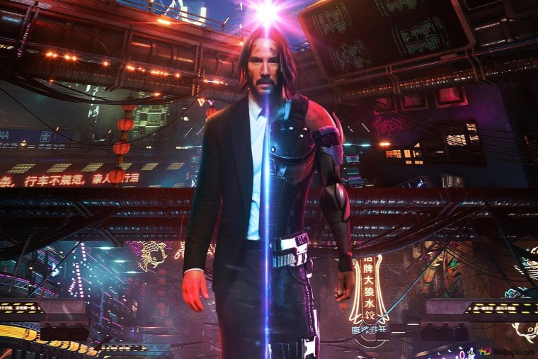Cyberpunk 2077 Джон уик