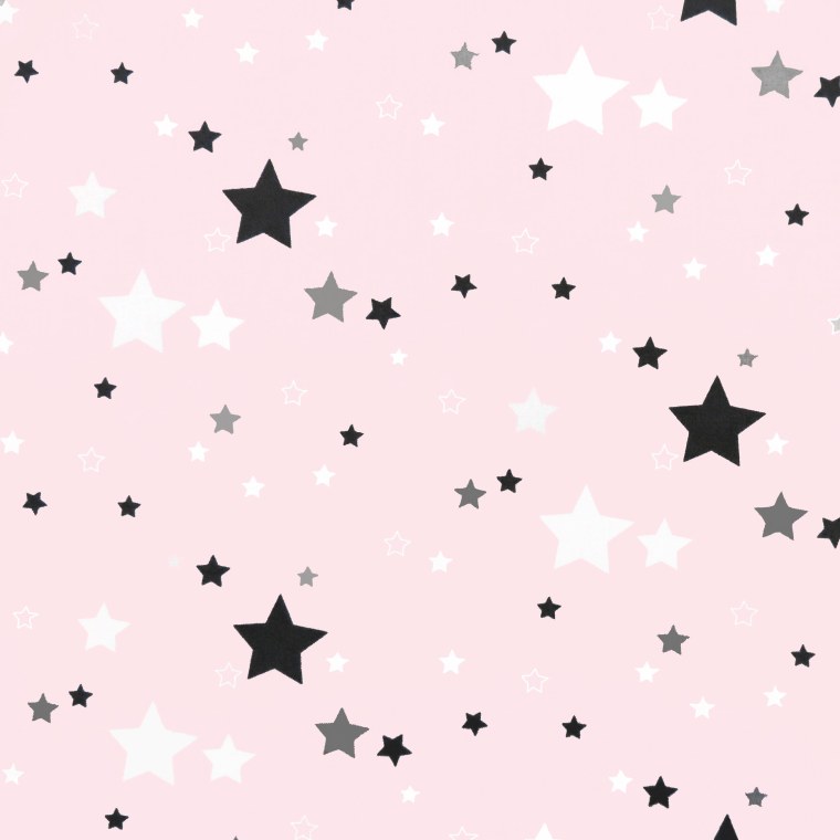 Розовый фон со звездочками