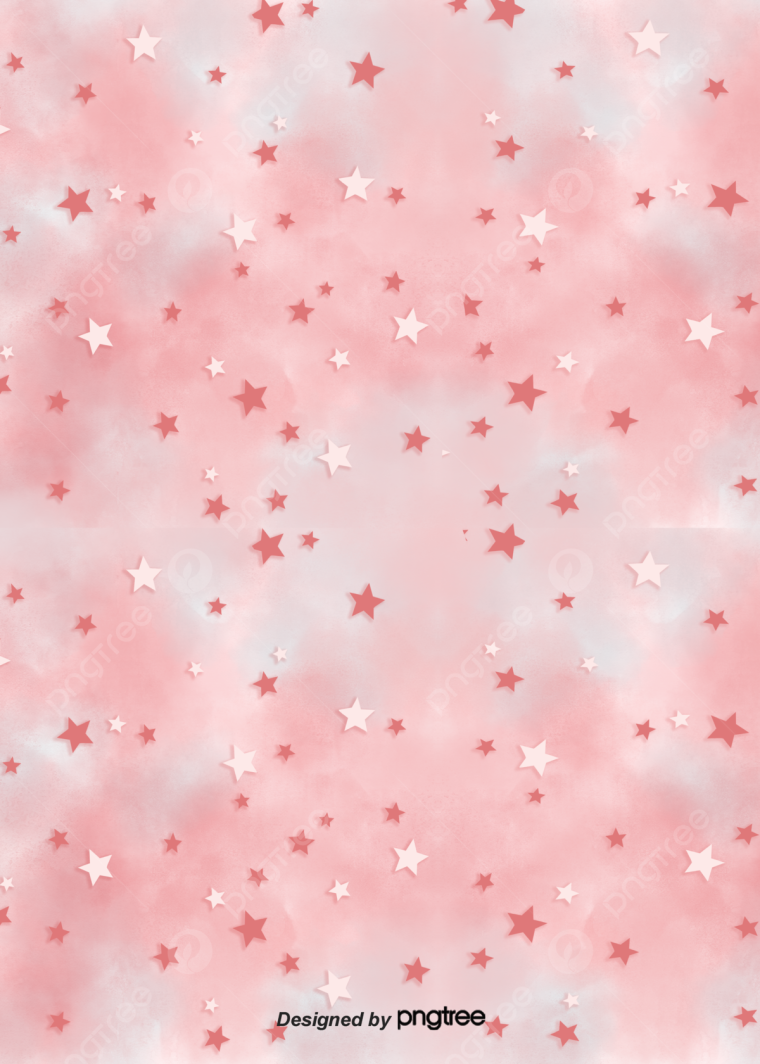 Розовый фон со звездами