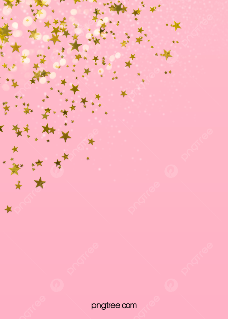 Розовый фон со звездочками