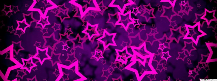 Сиреневый фон со звездами