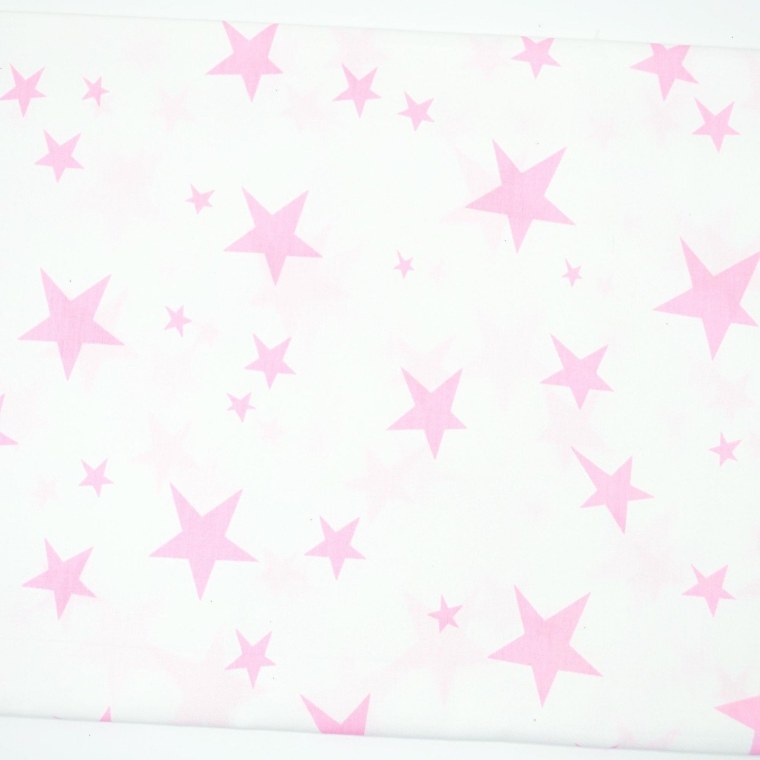 Розовый фон со звездочками
