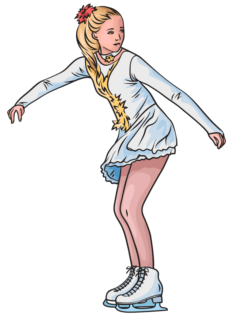 Фигуристка рисунок