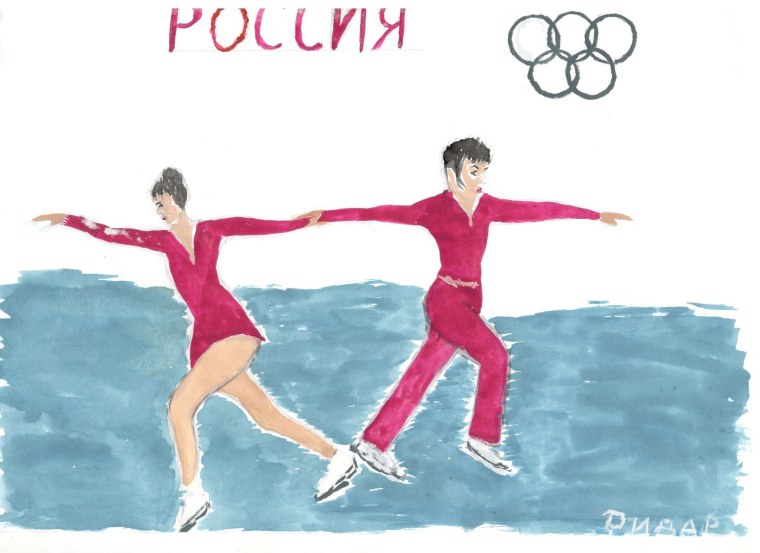 Парное фигурное катание рисунок