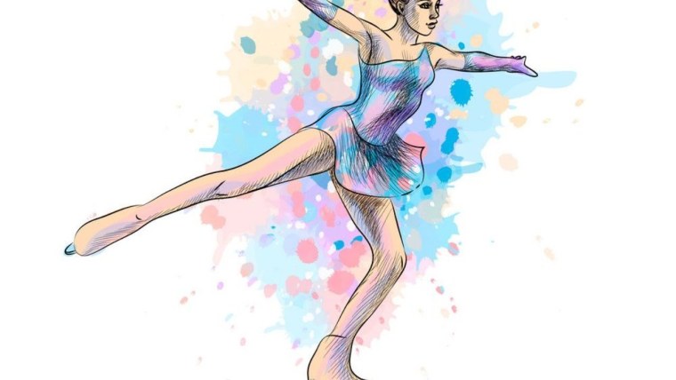 Фигурист рисунок