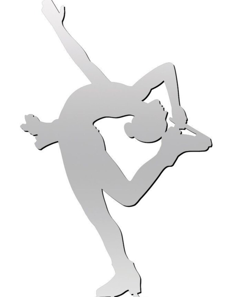 Фигурист трафарет