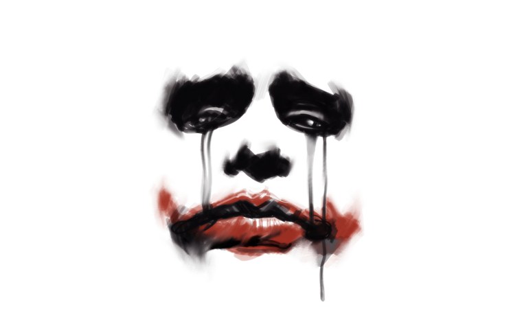 Граффити улыбка Джокера