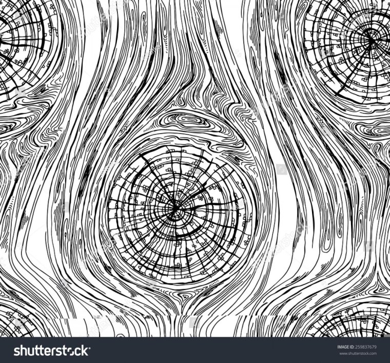 Фактуры дерева в графике