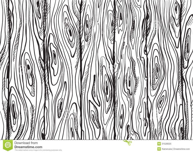 Фактура дерева ручкой