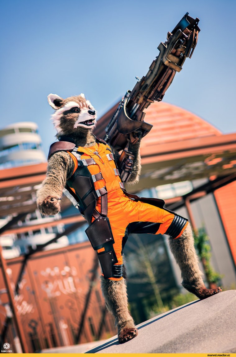 Реактивный енот Стражи Галактики