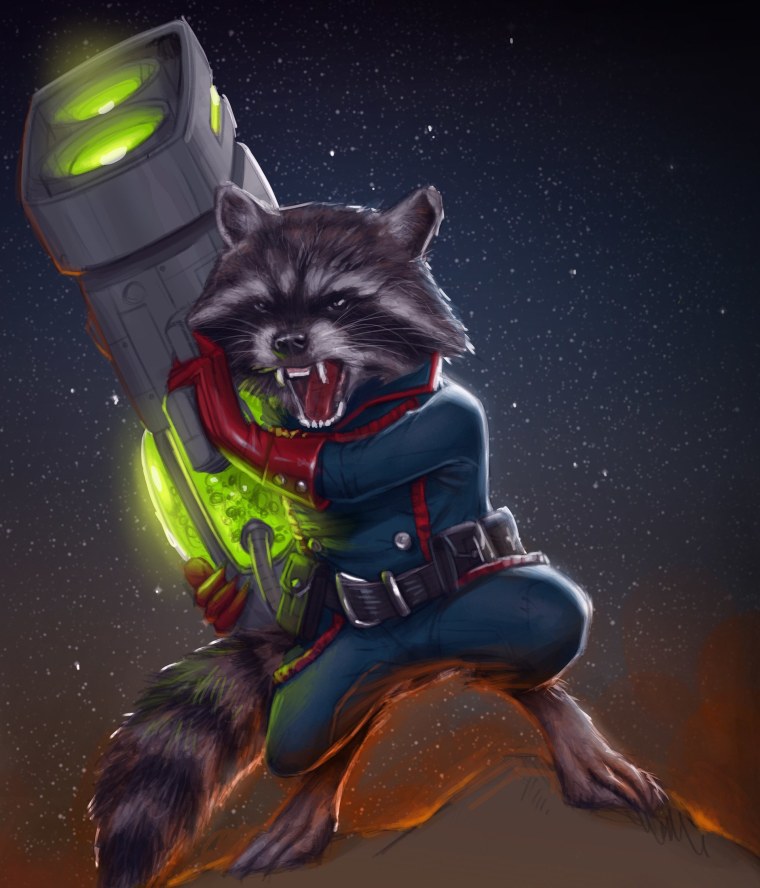 Енот ракета Стражи Галактики