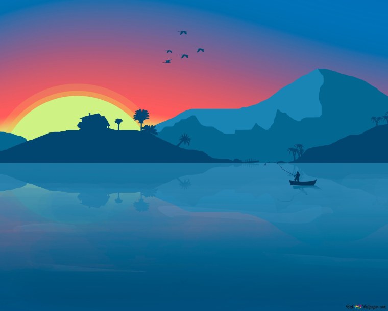 Минималистичный пейзаж