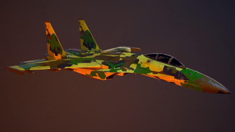 Истребитель Су-75 сбоку