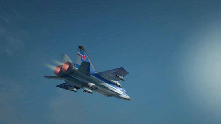 Самолет миг 31 в небе