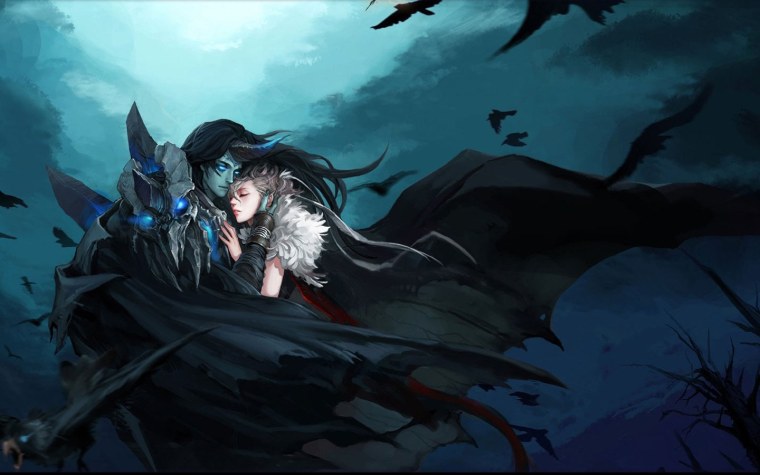 Демон и девушка любовь