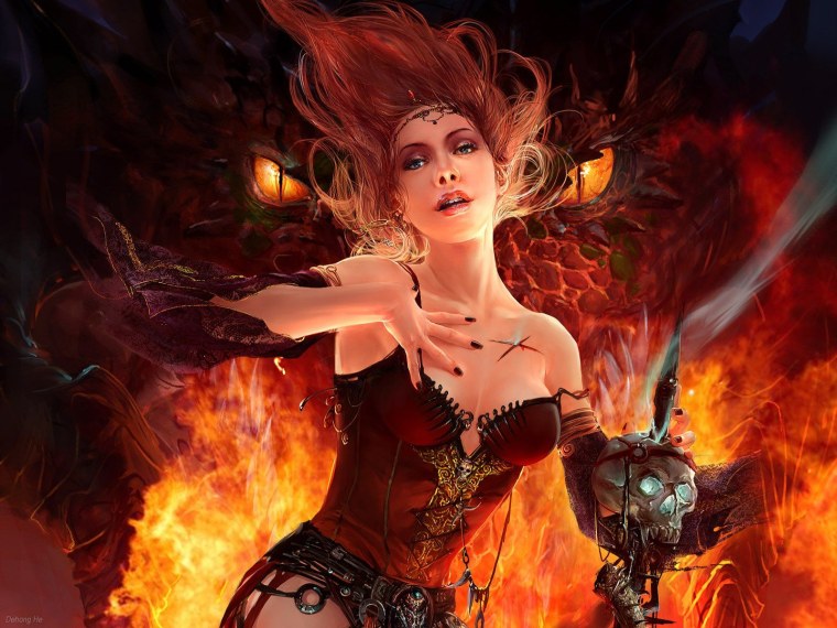 Две девушки фэнтези