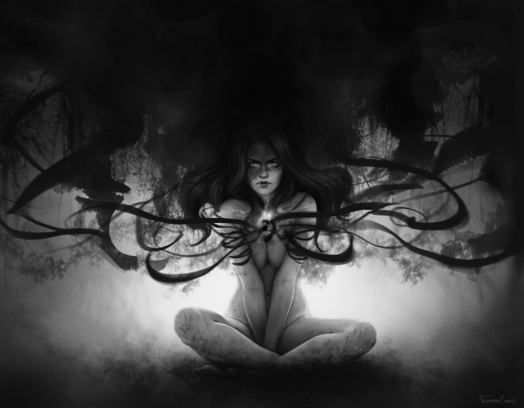 Демоница Лилит тату