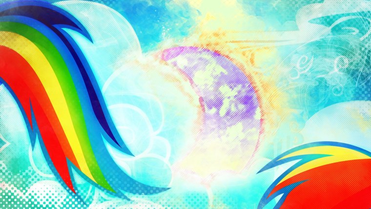 Радужные обои