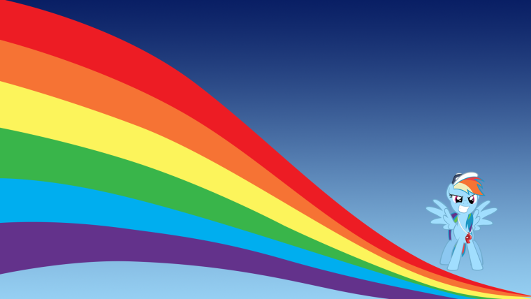 Радуга мультяшная