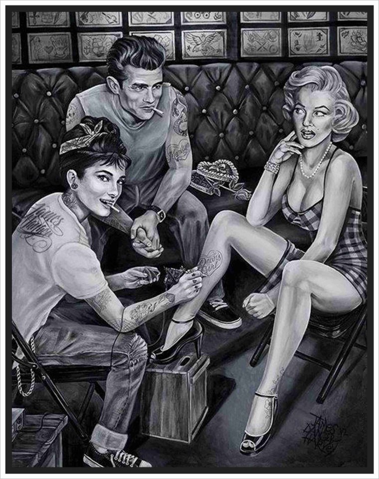 Обои в стиле ретро