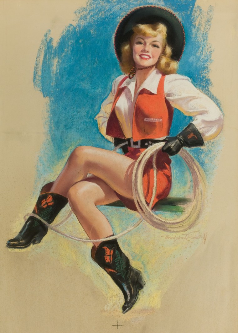 Норман Роквелл пин ап