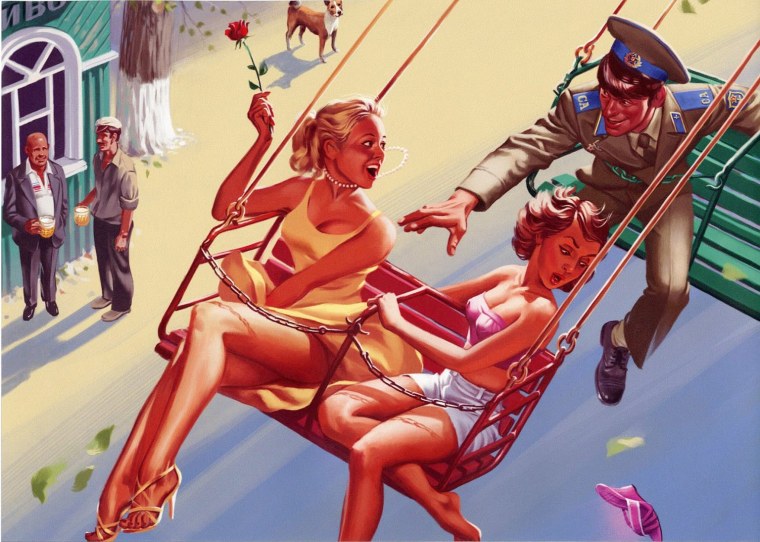 Советские женщины в Нижнем белье