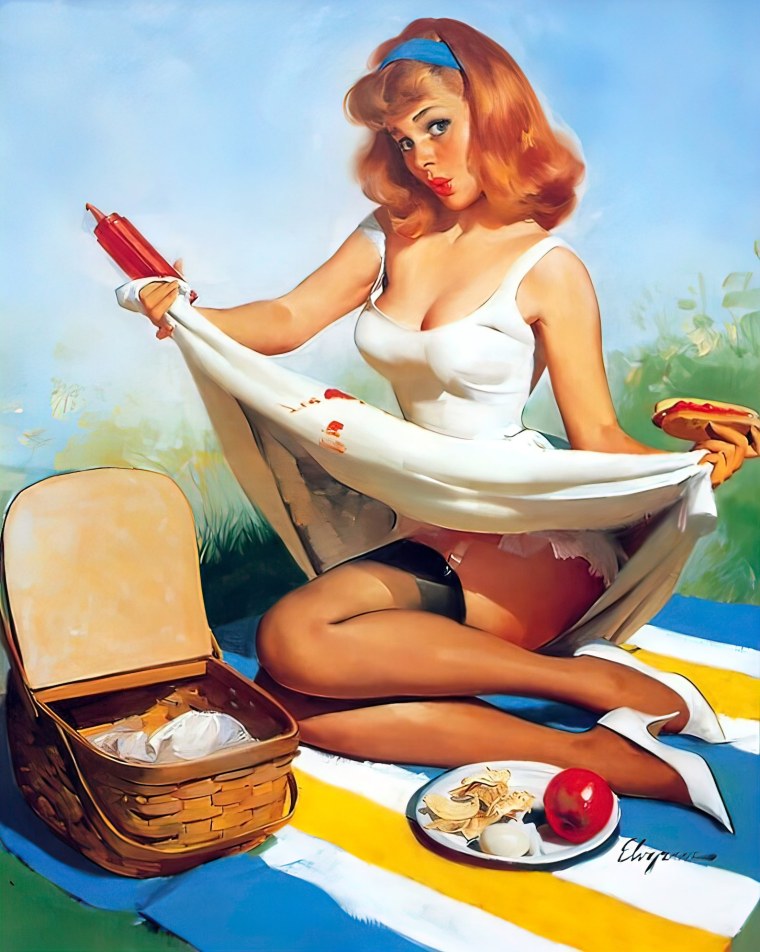 Советские женщины в чулках