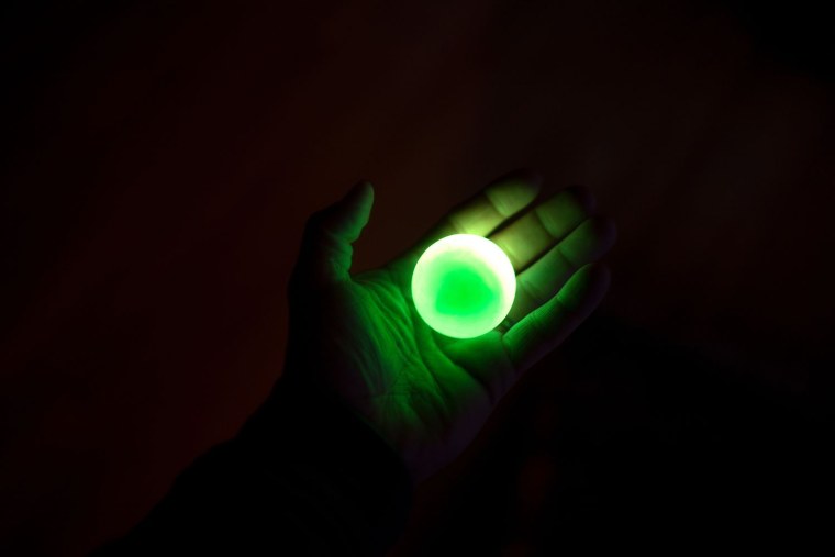 Зеленое свечение