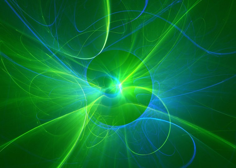 Зеленый светодиодный свет