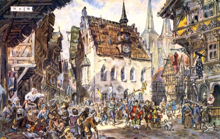 Средневековый Западно европейская город