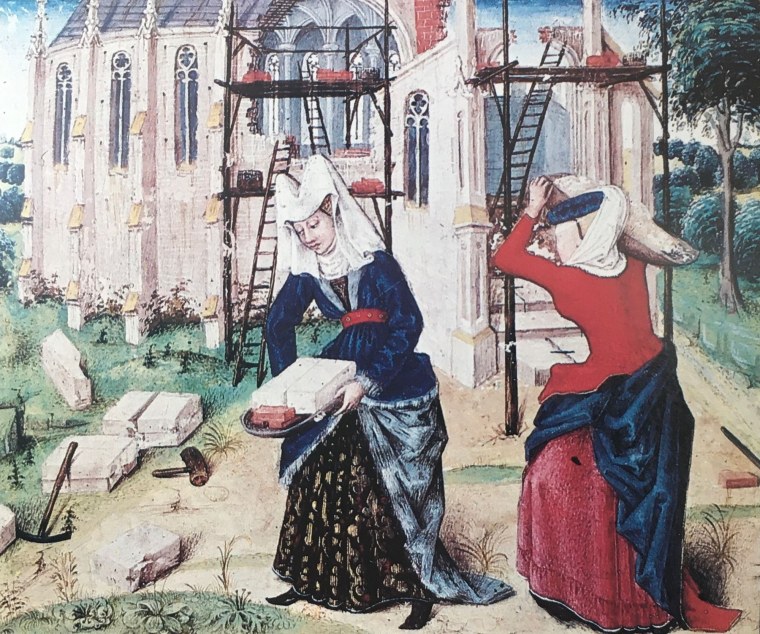 Предместья города средневековья