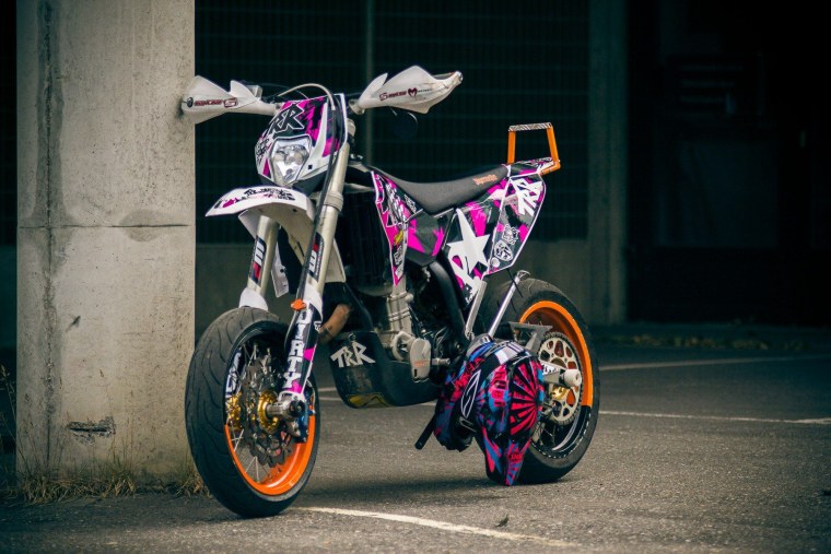 Стантрайдинг питбайк