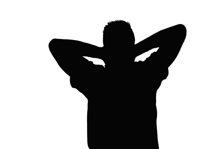 Силуэт парня