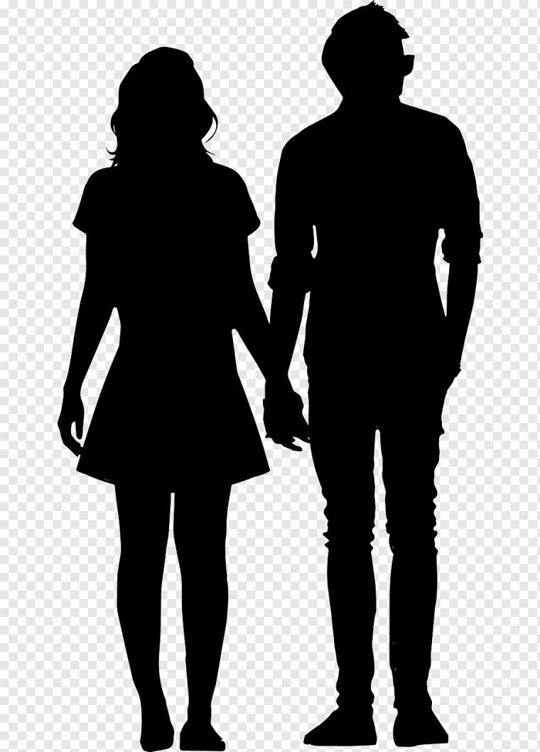 Силуэт пары