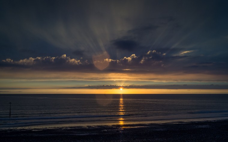 Море Горизонт закат