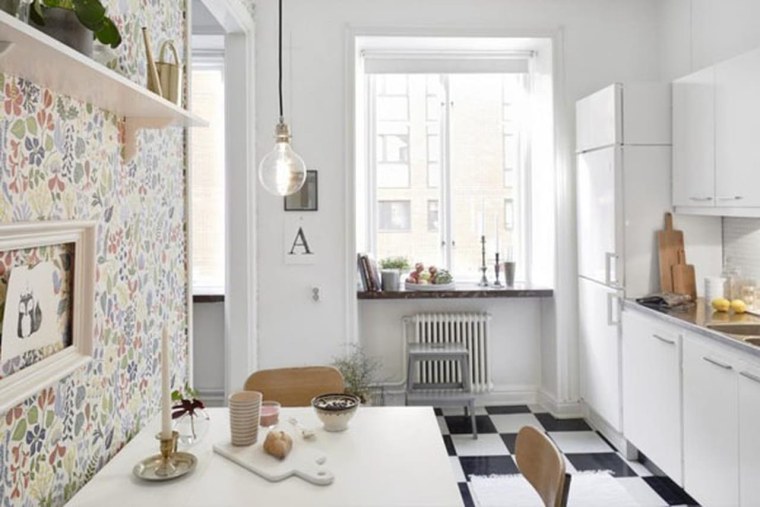 Фотообои на кухню в скандинавском стиле