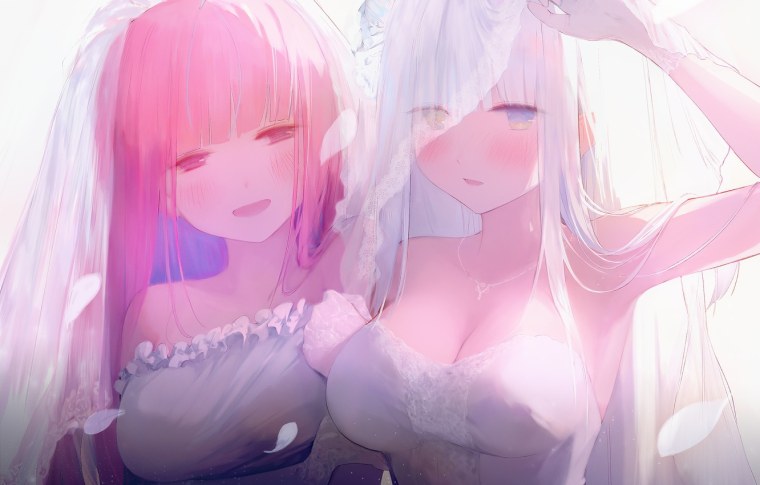 Kagura Mea x Minato Aqua Юри